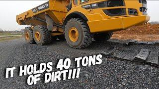 Volvo A40 off-road dump truck, what a beast!