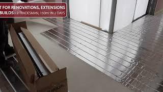 Retrofitting Under Floor Heating with Wunda Rapid Response UFH®