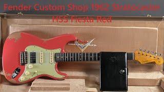 Fender Custom Shop Stratocaster 1962 HSS HREL Fiesta Red