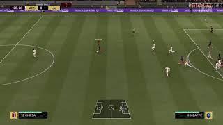 FIFA 21-Maestro Kimpembe Kimpembe Kimpembe otklanja opasnost i ninzda kornjaca Mbappe trci kontru