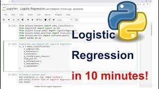 Logistic Regression in Python Step by Step in 10 minutes