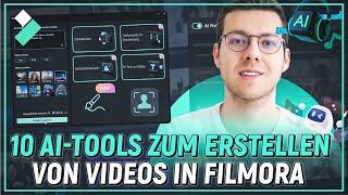 10 AI-Tools zum Erstellen von Videos in Filmora