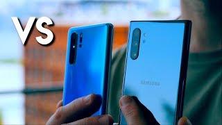 Samsung Galaxy Note 10 Plus vs Huawei P30 Pro!