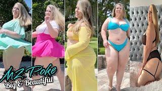 MZ Poke | Beautiful American Plus Size Model | Content Creator | body positive, Age, Height, Facts