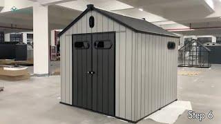 HOW TO INSTALL: Outdoor Resin Storage Shed Installation Guide