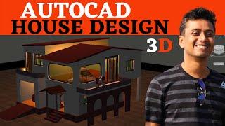 AutoCAD 2022 | AutoCAD 3D Drawing | AutoCAD House Design | AutoCAD for Civil Engineering