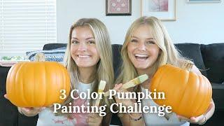 3 Color Pumpkin Painting Challenge