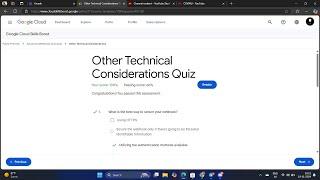 Other Technical Considerations Quiz | Arcade |