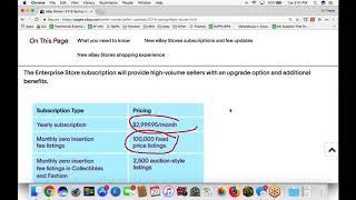 ebay Stores 2018 Spring Update - They're More Expensive Now!