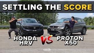 Proton X50 vs Honda HRV: SUV Rivals Find Out Who's Boss (& Fastest!)