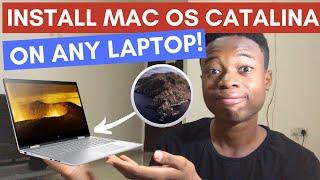 How to Install macOS Catalina on ANY Laptop: Simple & EASY Method - HP Envy 15 Tutorial [INTEL]