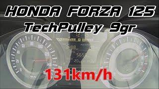 Honda Forza 125 - TechPulley 9g (Vario Malossi Multivar 2000) MAX Speed/Acceleration