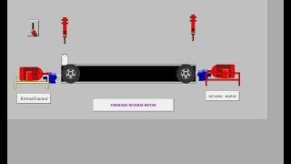 SCADA - InTouch  :-   FORWARD REVERSE MOTOR   #scada#automation#ladderlogic