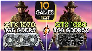 GTX 1070 vs GTX 1080 | 10 Games Test | How Big Difference ?