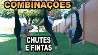 Combinações de Chutes e fintas para jogo em pé (São Bento Grande) Kick combos capoeira