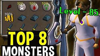 Top 8 Mid Level Monsters You can Kill for Easy money! [OSRS]