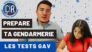 PREPARE TA GENDARMERIE - LES TESTS DE GENDARME ADJOINT VOLONTAIRE