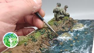 How I nearly ruined this river diorama... and how I fixed it.