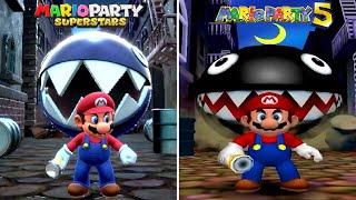 Mario Party Superstars vs Mario Party 5 - All Minigames Comparison (Switch vs Gamecube)