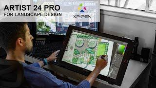 XP-PEN Artist 24 Pro for Landscape Design