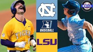 #4 North Carolina vs LSU (EXCITING!) | Regional Final (Game 6) | 2024 College Baseball Highlights