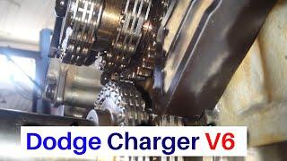Dodge Charger V6 Engine Timing Chain replacement 3.6 pentastar camshaft replacement  mechanical tips