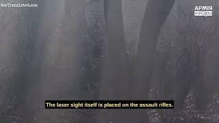 Ukrainian Soldiers Utilize Laser to Practice Assault Operations