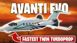 Inside $7.7 Million Piaggio P180 Avanti Evo | The Fastest Twin Turboprop