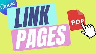 Clickable PDF Canva - Link Pages and Websites