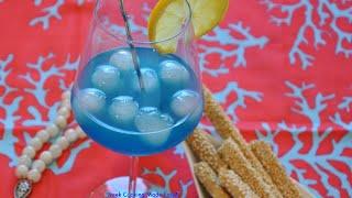 Ouzo Blue Cocktail - Ούζο Μπλε Κοκτέιλ