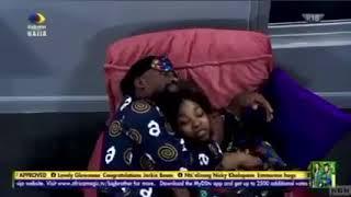 BBNaija Micheal And Jackie Cuddling & having their first love kiss . Big brother Naija latest Video