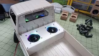 WPL D12 audio scale sound system