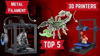 Top 5 Best 3D Printers For Metal Filament In 2024