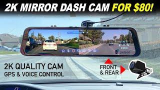 High Quality Mirror Dash Cam for $80! (Full Installation & Review) #dashcam