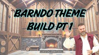 Medieval Inn Barndo Build?!? 3 Creative DIY Wall Ideas | YouTube Studio DYI Build | Themed Barn