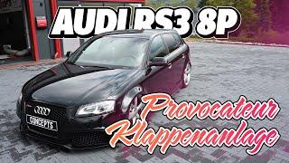 Audi RS3 8P mit unserer PROVOCATEUR-Klappenabgasanlage