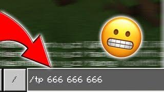 Do Not Go To These Coordinates On The 666 Seed In Minecraft PE (Scary Coordinates)