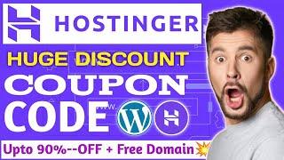 Hostinger Coupon Code | Hostinger Coupon Code 2024 | UPTO 90%OFF