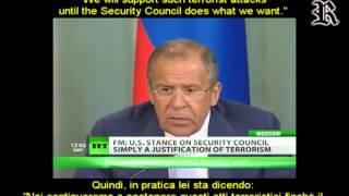 Lavrov: US position on Syria directly endorses terrorism - Gli USA giustificano il terrorismo