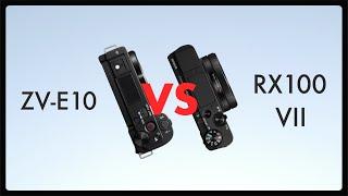 Sony ZV E10 vs Sony RX100 vii // 30 Specifications and comparison // 2021