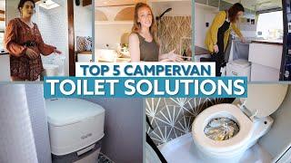 TOP 5 TOILET SOLUTIONS FOR YOUR CAMPERVAN ⭐ | Everything you need to CHOOSE the BEST LOO for YOU 