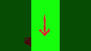 Down Arrow Animation Green Screen