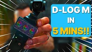 DJI Osmo Pocket 3 Colour Grading in UNDER 5 MINS!!