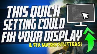  Changing this ONE SETTING could fix STUTTERS, Black screens and FLICKERING on YOUR PC 