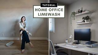 Home-Office LIME-WASH  | DIY Tutorial | Step by Step
