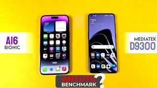 Dimensity 9300 Vs Apple A16 Bionic | Antutu Benchmark & Specification