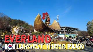 [4K] Walking Tour - EVERLAND | LARGEST AMUSEMENT PARK IN SOUTH KOREA