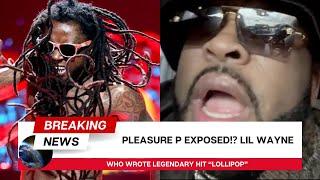 Pleasure P EXPOSED⁉️ I WANT My Money!! He Wrote Lil Wayne LOLLIPOP