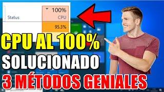 CPU AL 100%, 3 MÉTODOS GENIALES QUE TE DARÁN SOLUCIÓN - 2021