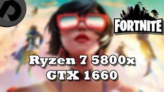 Fortnite Chapter 3 / Season 3 | Ryzen 7 5800x + GTX 1660 | FPS Test